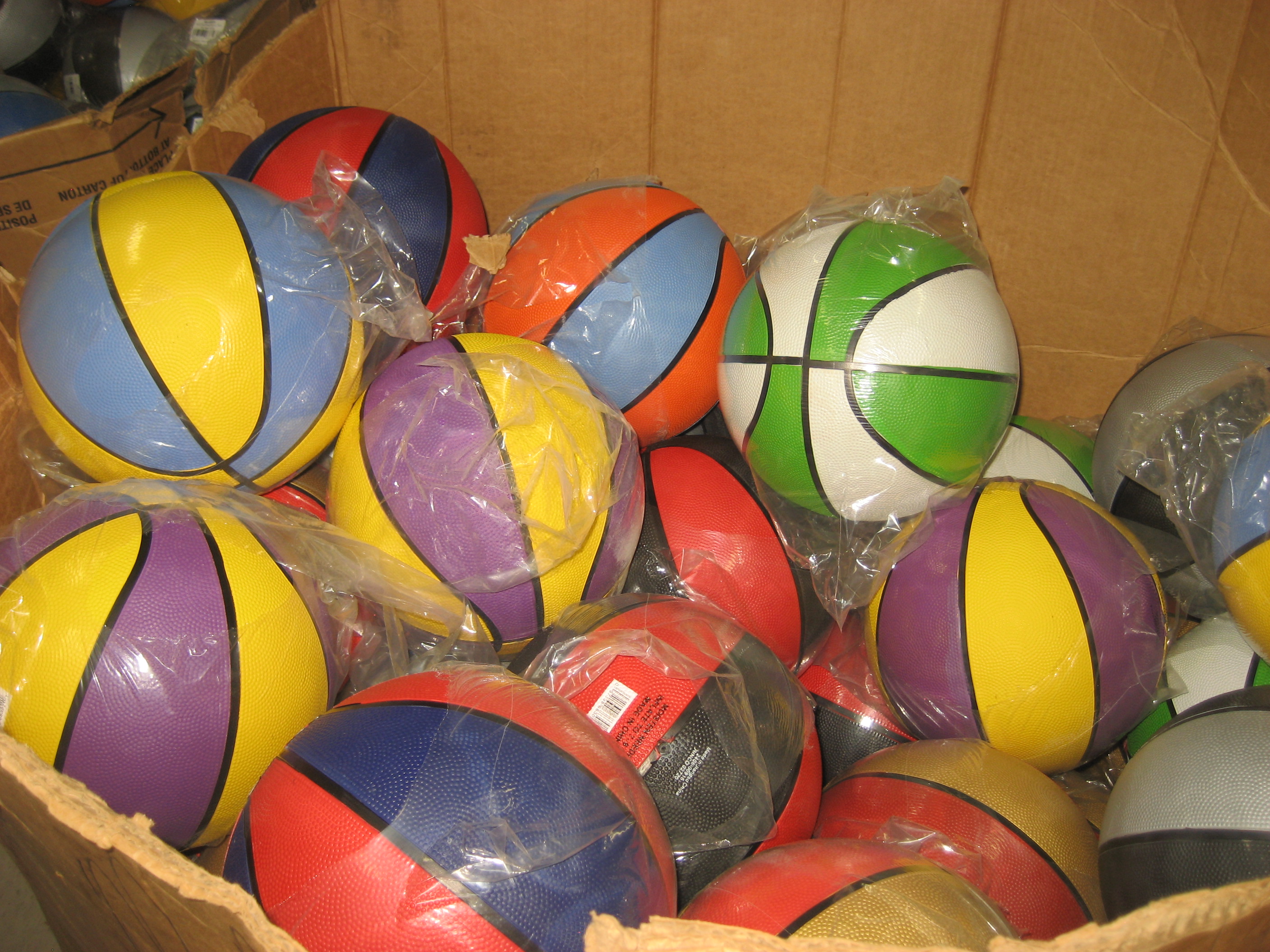 Basketballs provided as Christmas gifts through Indian Mobile Mission