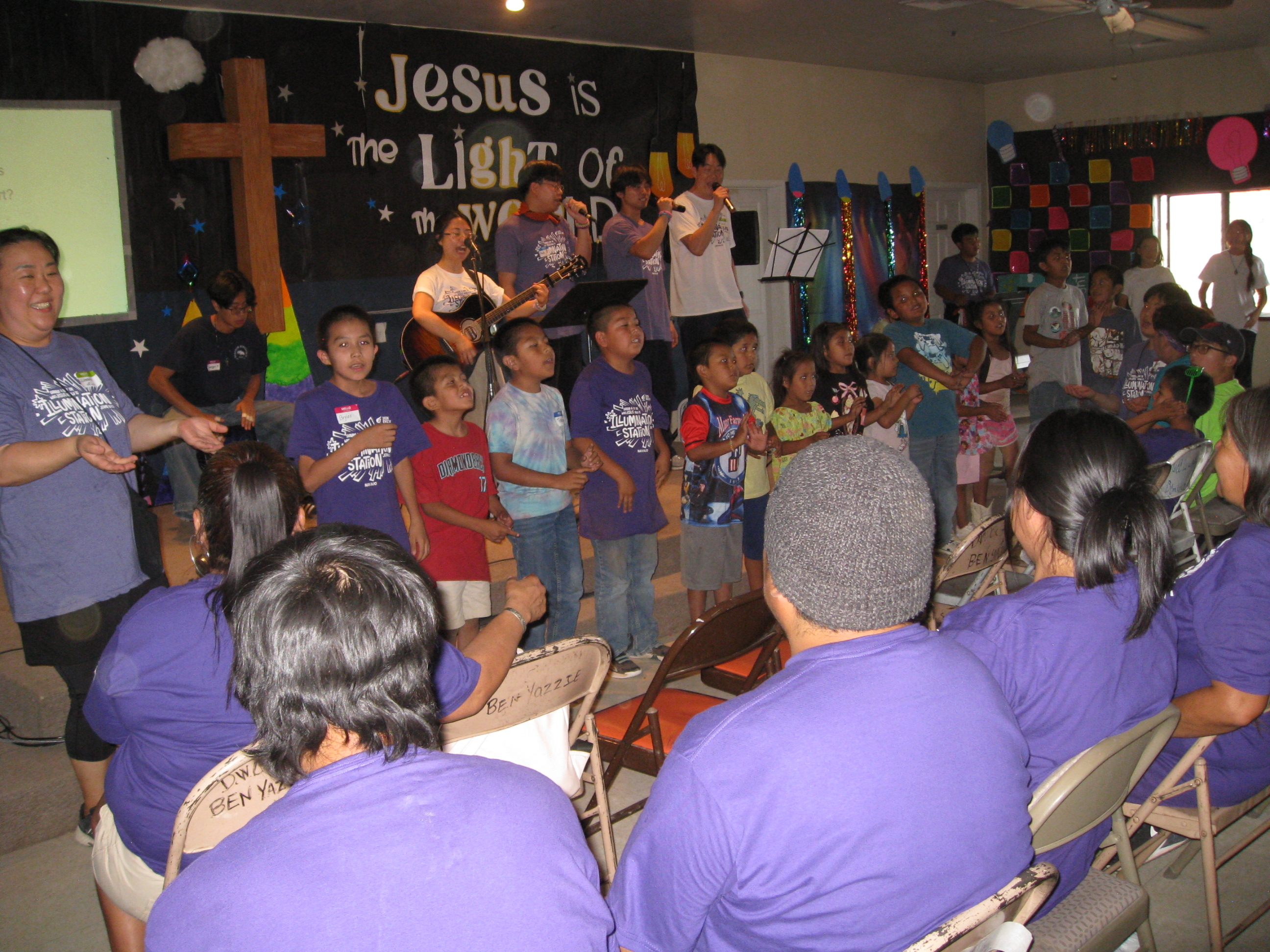 Worship gathering connected with Indian Mobile Mission