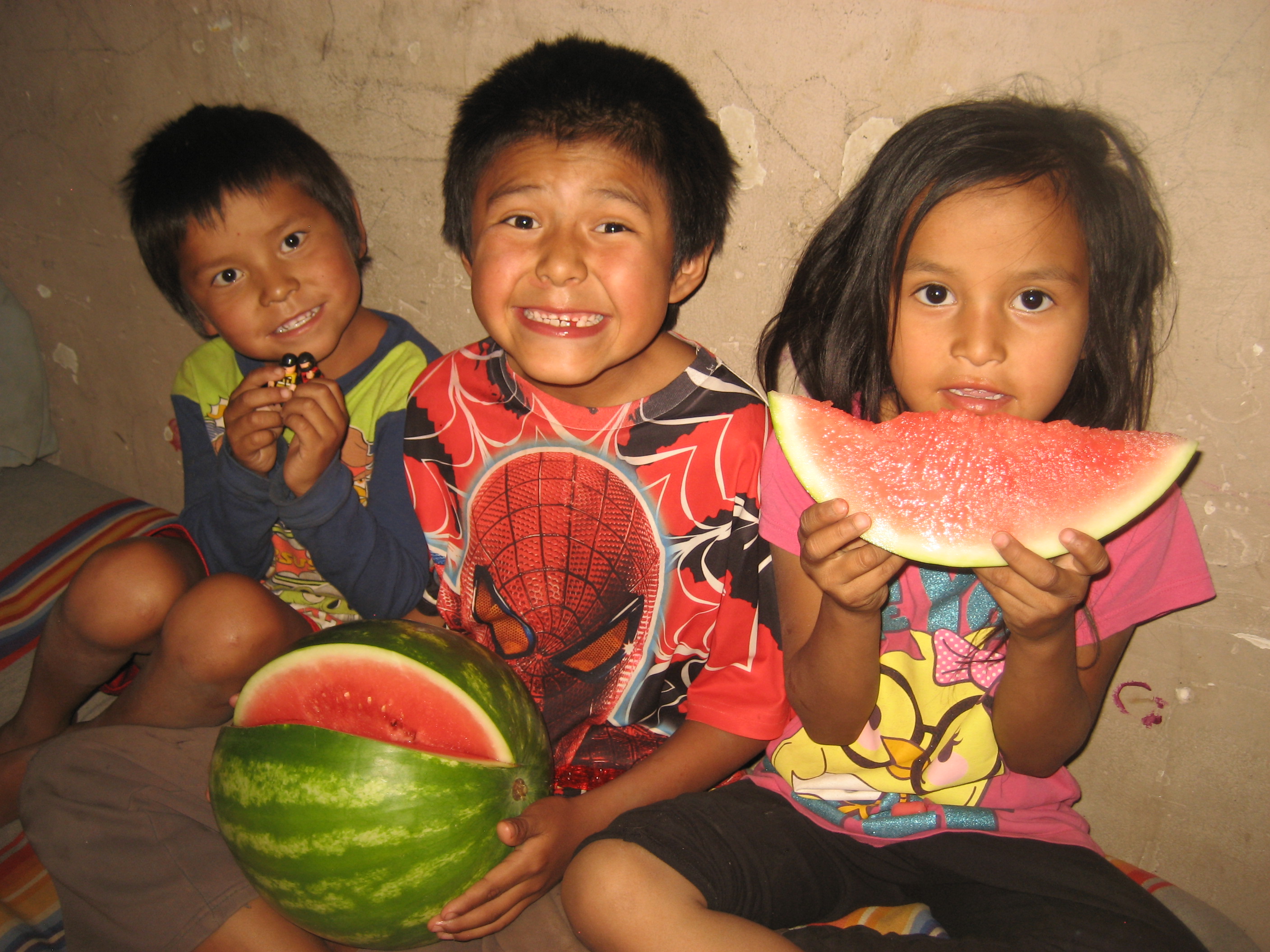 Children during an Indian Mobile Mission visit